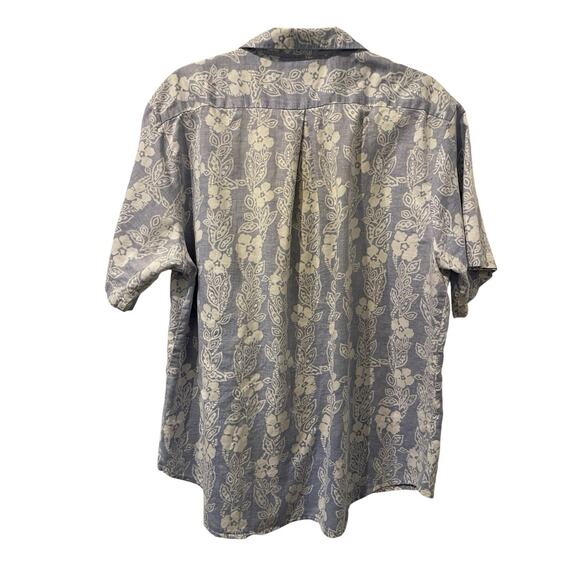 VTG KAHALA Men Hawaiian Shirt Reverse Tropical Print Large 100% Cotton USA-Stain - Picture 10 of 10